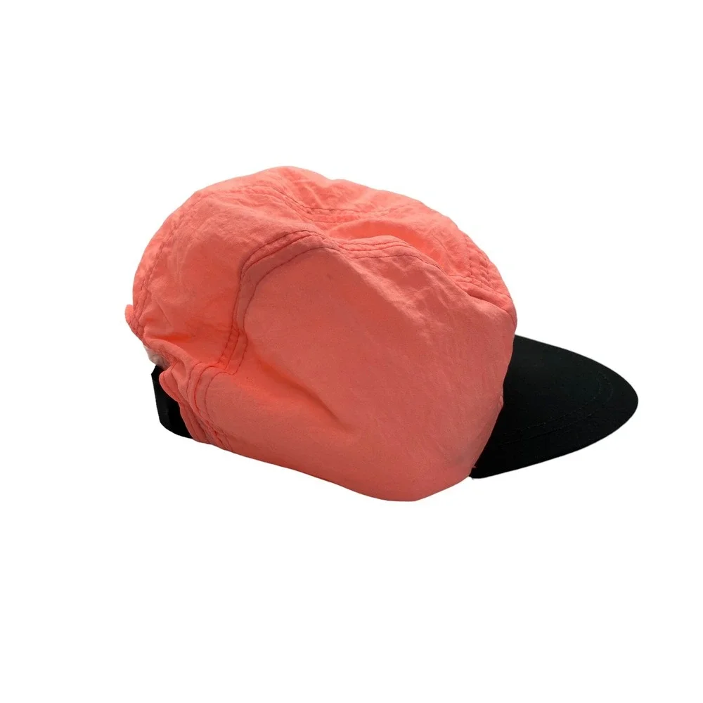 Levi's Florescent Pink Blood Orange Hat Adjustable Strap 5‎ Panel